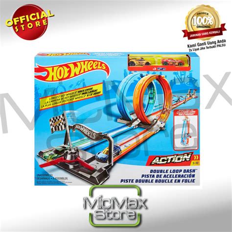 Promo Hot Wheels Hotwheels Action Double Loop Dash Track Playset GFH85 Jakarta Barat Micmax