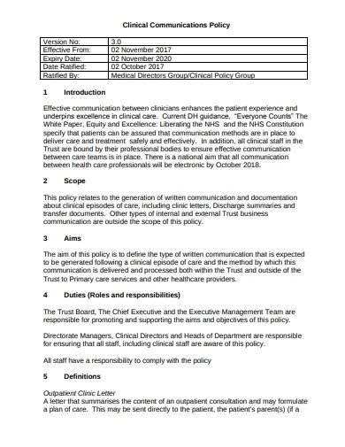 Hospital Policy Template Prntbl Concejomunicipaldechinu Gov Co