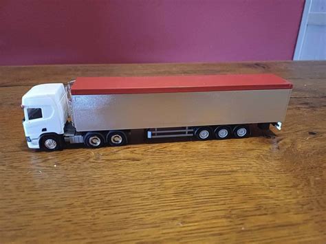 Herpa Scania Cr Achs Mit Schubbodenauflieger Kaufen Auf