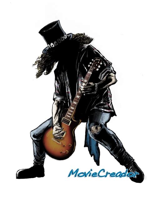 Slash by moviecreador on DeviantArt | Rock n roll art, Slash, Skull ...