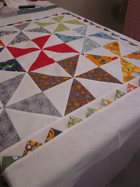 Dandelion Quilts Pinwheel Baby Quilt