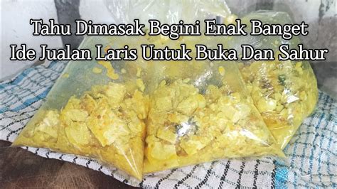 Ide Jualan Lauk Matang Kemasansimple Dan Murah Kotokan Tahu Ikan Asin