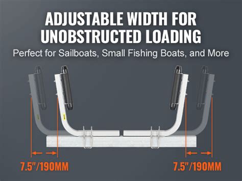 Vevor Boat Trailer Guide Adjustable Design Trailer Guide Poles