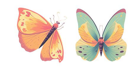 Beautiful Colorful Butterflies Cursor Sweezy Custom Cursors