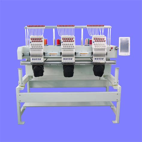 Portable Wonyo Computerized Three Head Embroidery Machine On Most