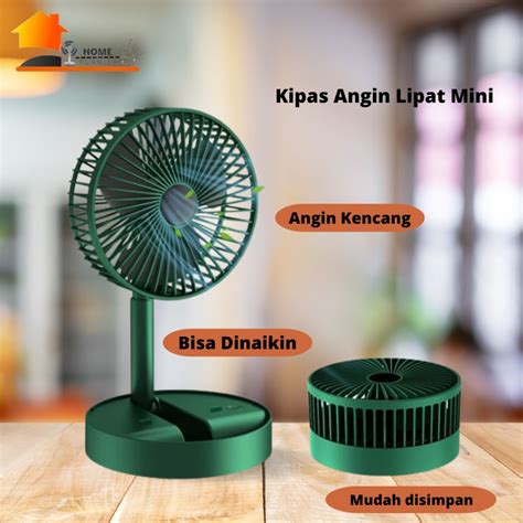 Jual Kipas Angin Lipat Mini Kipas Angin USB Kipas Angin Portable Putar ...