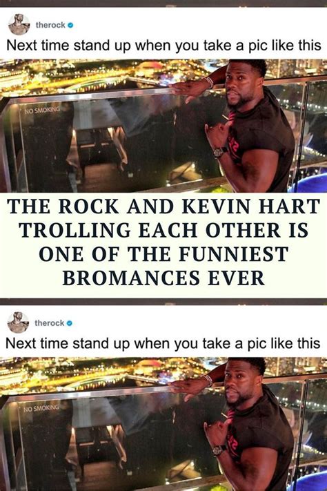 The rock and kevin hart trolling each other is one of the funniest ...