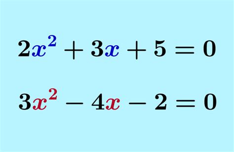 20 Quadratic Equation Examples with Answers - Neurochispas