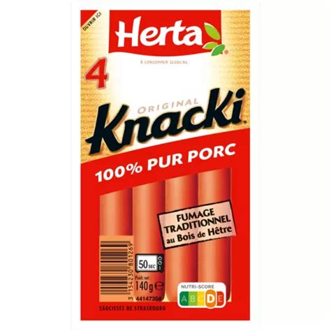 Herta Sausage Knacki X Pure Pork Europafoodxb Buy Food Online