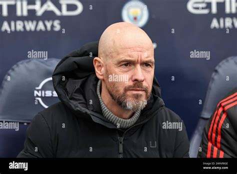 Manchester Uk 03rd Mar 2024 Erik Ten Hag Manager Of Manchester