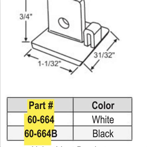 Yale Ogron Sash Guide White Or Black