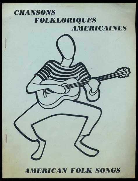 Chansons Folkloriques Americaines American Folk Songs Near Fine