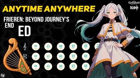 Frieren Beyond Journey S End Ed Anytime Anywhere Midi Windsong