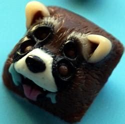 Grimey As Fuck Trash Panda V1 Keycap Archivist