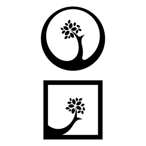 Vecteur De Conception De Logo Ic Ne Arbre Vecteur Gratuite