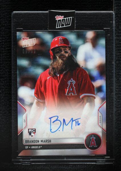 Topps Now Road To Opening Day Autographs Od A Brandon Marsh