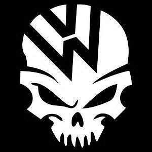 VW Volkswagen Skull A1JDM Vinyl Decal Stickers