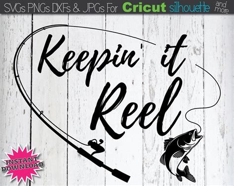 Keeping It Reel SVG Fishing SVG Fishing And Hunting SVG Etsy Denmark