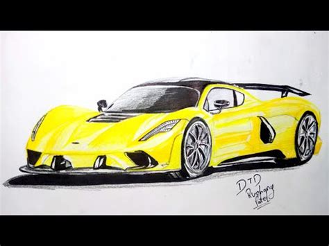 How To Draw Hennessey Venom F5 2018 Easily YouTube