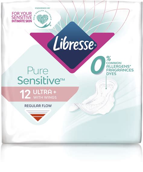 Köp Libresse Pure Sensitive Ultra Normal Wing 12 st | Apohem