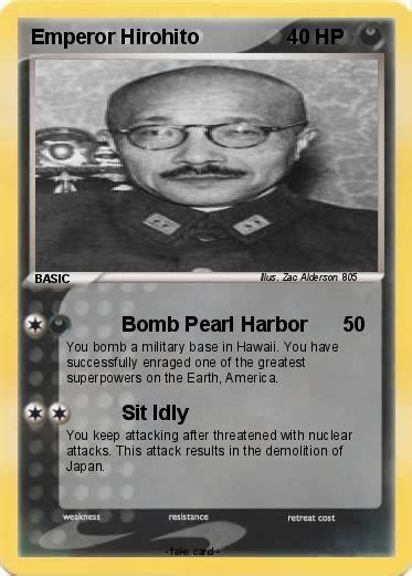 Pokémon Emperor Hirohito 2 2 - Bomb Pearl Harbor - My Pokemon Card