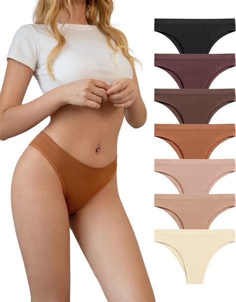 Sharicca Seamless Bikini Underwear For Women Super Stretch Sexy Low Rise Cheeky Panties Soft