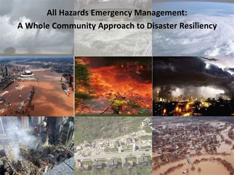 Ppt All Hazards Emergency Management A Whole Community Approach To