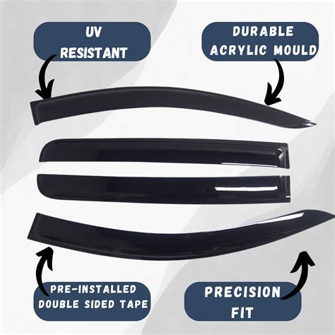 Mitsubishi Triton Window Visors/Monsoons 2015-2022 – Tough Trucks