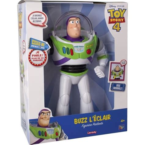 Figurine Parlante Buzz Leclair De Toy Story 4 Lansay 20 Phrases Et Effets Spéciaux 30 Cm