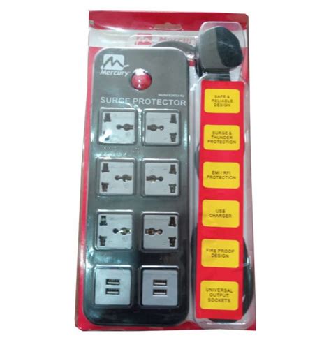 Mercury 6240U 4U Surge Protector Surge Secure Power Extension Box