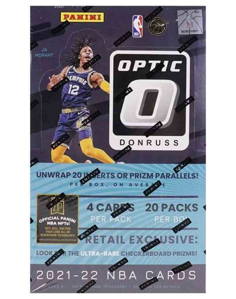 2021 22 Panini NBA Basketball Donruss Optic Retail Box Diggaz Trading