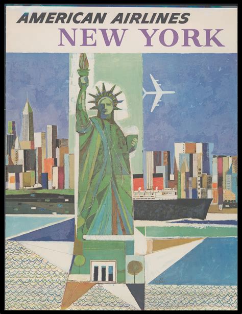 New York Vintage Travel Poster Free Stock Photo Public Domain Pictures