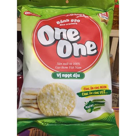 Bịch bánh gạo tròn One One 150g Shopee Việt Nam