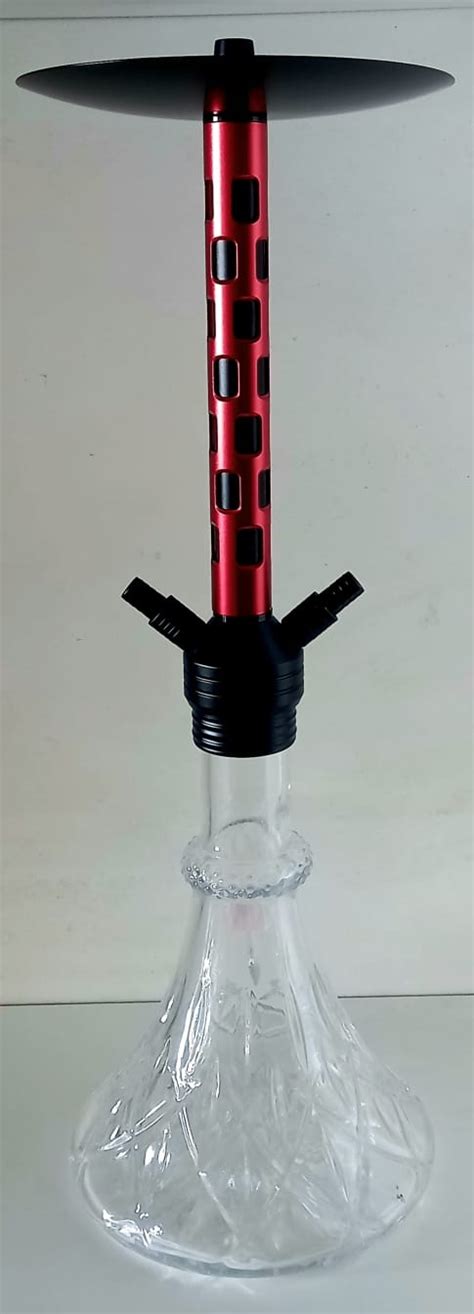 Hubbly Bubbly With Fancy Engraving – 2 Pipe Extra Large