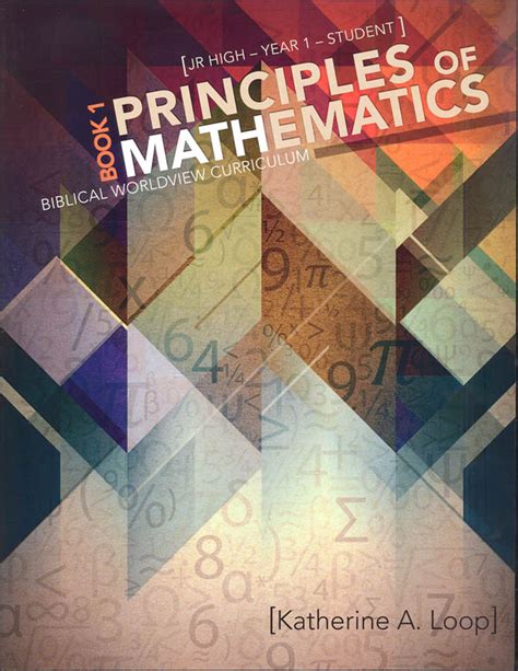 Principles Of Mathematics Book 1 Student Master Book Publishers