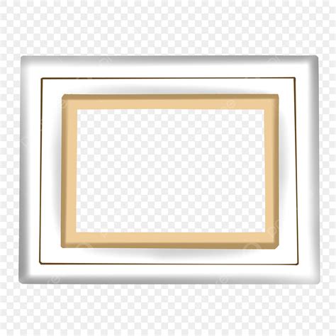 Simple Photo Frame PNG Picture, Simple Photo Frame Cartoon Illustration ...