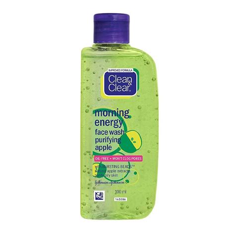 Clean & Clear Morning Energy Apple Face Wash 100ml - Eshaistic.pk