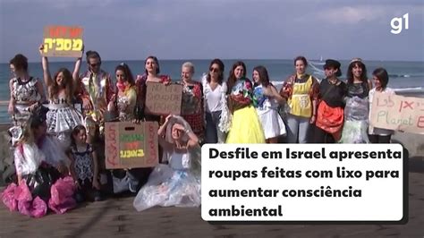 Desfile De Moda Israelense Apresenta Roupas Feitas Lixo Para