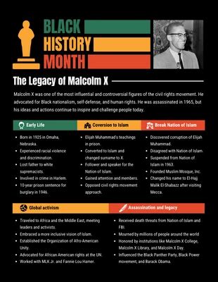 Free Black History Month Infographics Templates - Venngage