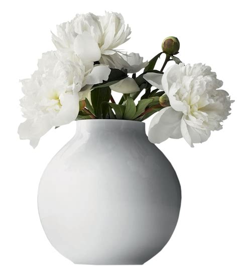 Vase Glass Floral Modern Centerpiece Png