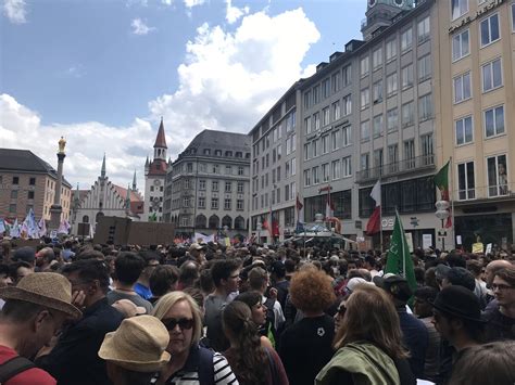 Erneute Corona Demos in München Bis zu 10 000 Teilnehmer werden erwartet