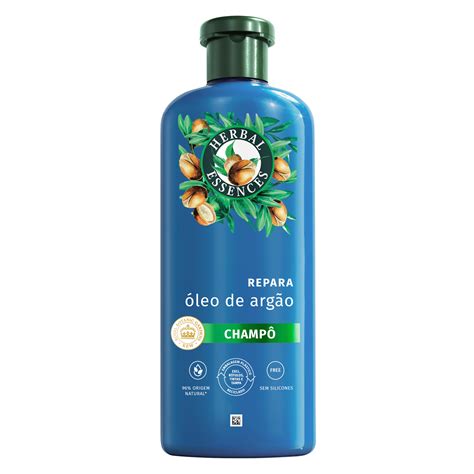 Champô Repara Óleo De Argão Herbal Essences Emb 350 Ml Continente