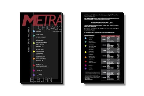 Metra Train schedule - J