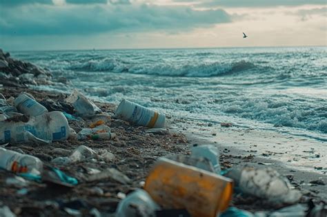 La basura en la playa después de una tormenta representa una grave