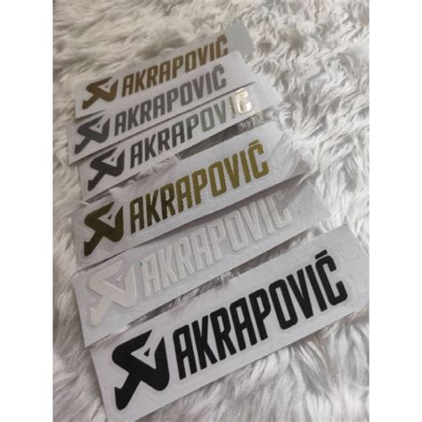 Akrapovic Decal Sticker Shopee Philippines