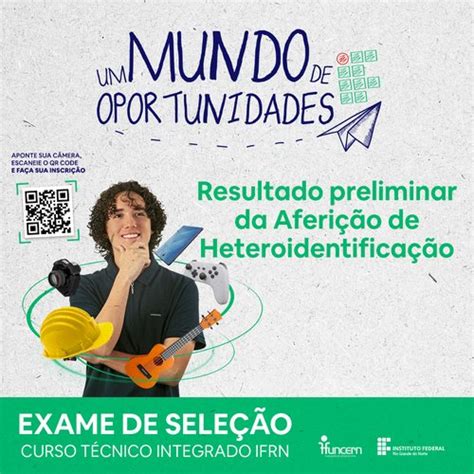 Exame de Seleção resultado preliminar de heteroidentificação é