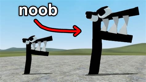 NOOB Vs PRO Who Is The Strongest ALPHABET LORE In Garry S Mod YouTube