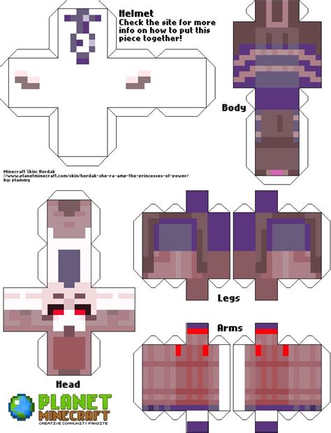 Minecraft Papercraft Nether Reactor