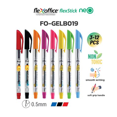 Flexoffice Flexstickneo Ballpoint Pen Mm Pcs Pcs Box Pcs