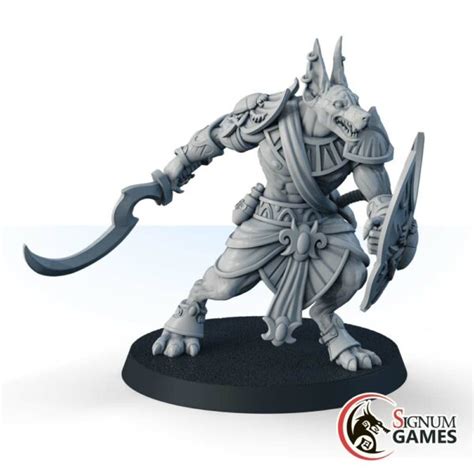 Jer, the Jackal of the Desert - Signum Games Resin Fantasy Miniature